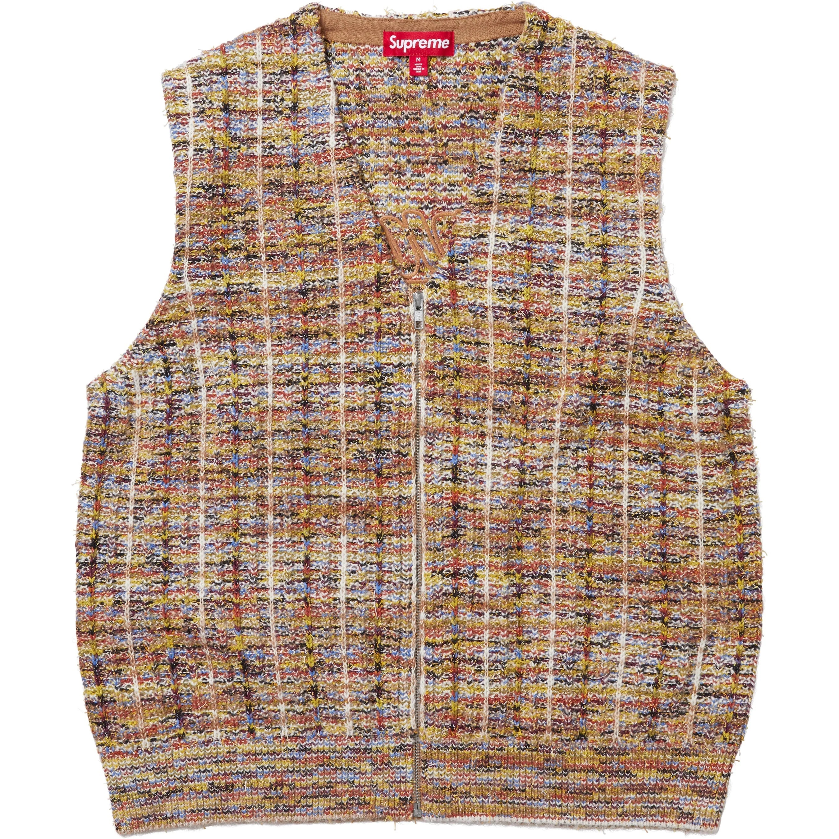 Speckled Zip Up Sweater Vest view 13